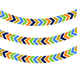 Гирлянда Стрела 7 см х 3 м ассорти № 4