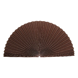 Веер-гармошка 180г/м 80 см, коричневый