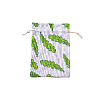 Мешочек из искусственного льна с принтом 13х18 см, №12