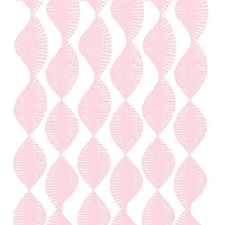 Гирлянда из гофрированной бумаги 280х15 см, розовый