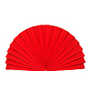 Веер-гармошка 160г/м 40 см, ярко-красный