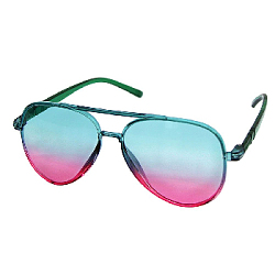 Очки Капельки зеленый+розовый №18