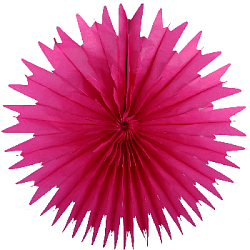 Снежинка обьемная 50 см малиновый