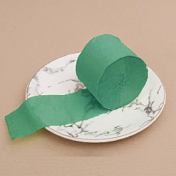 Крепированная лента 4,5 см х 25 м, изумрудный