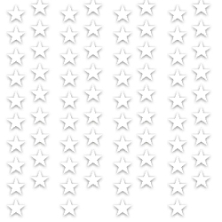 Гирлянда "Звезды" перламутровые 10 см х 4 м, Белый