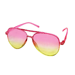 Очки Капельки розовый+желтый№18