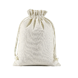 Мешочек из искусственного льна (4) 17х23 см